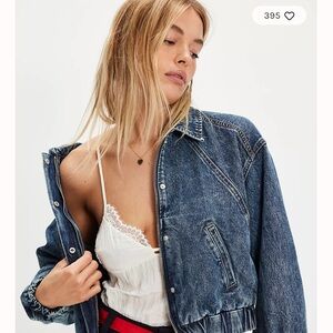 NWT BLANKNYC Off Stage Jacket Dark Indigo Women’s Size L